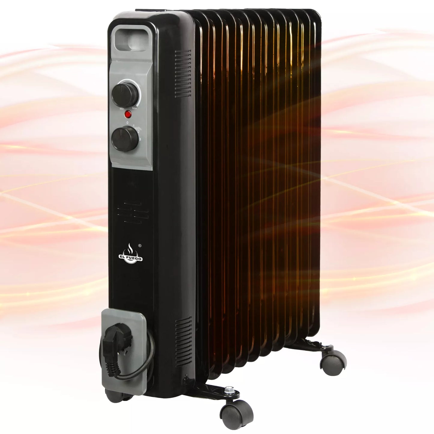 Premium oljeradiator oljeoppvarming - 2500 W (B-Ware) - nødoppvarming - oljeoppvarming