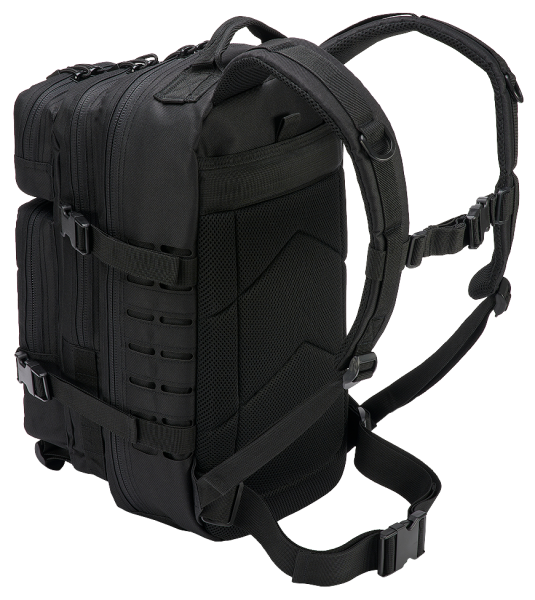 Ryggsekk Molle US Combat Ryggsekk Svart Tactical Lasercut PATCH medium