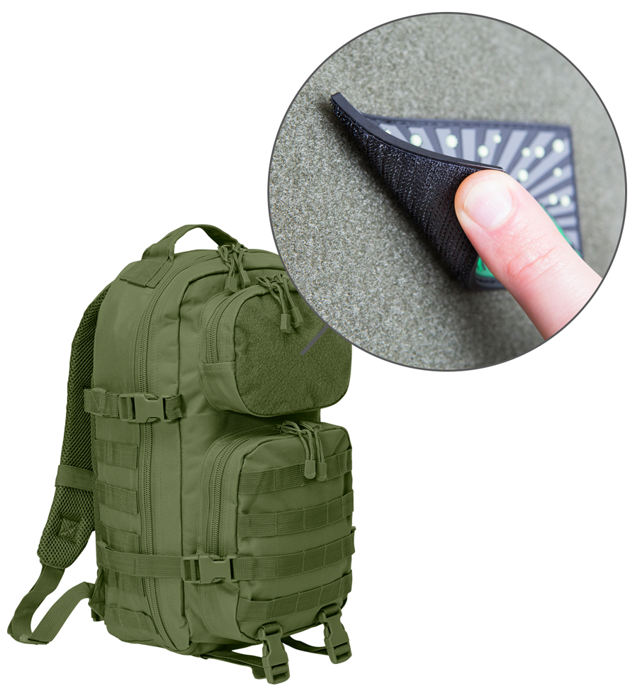 Ryggsekk Molle US kampryggsekk oliven taktisk Cooper PATCH medium