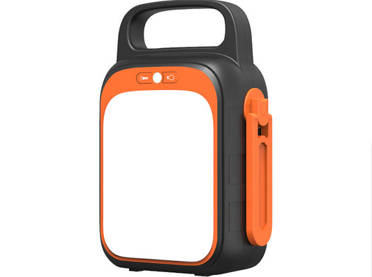 Sveiv strømbank og lommelykt - nødstrøm - dynamo kraftstasjon - 18 W - 22,5 Ah - hurtiglading - strømforsyning - nødstrømbank - nødlys / nødlampe - nødstrømforsyning / strømforsyning