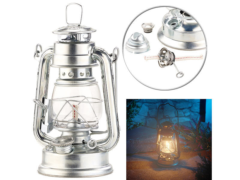 Galvanisert parafinlampe/orkanlykt