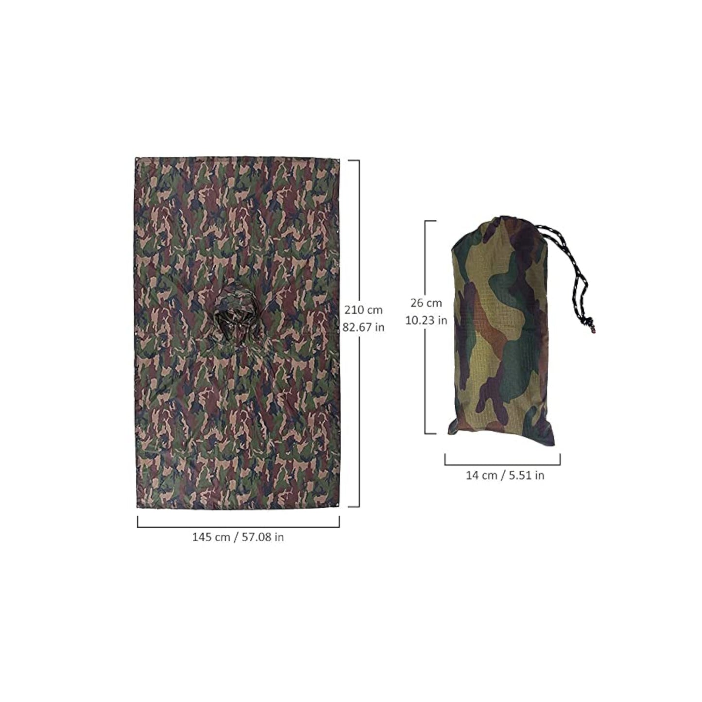 Multifunksjons poncho