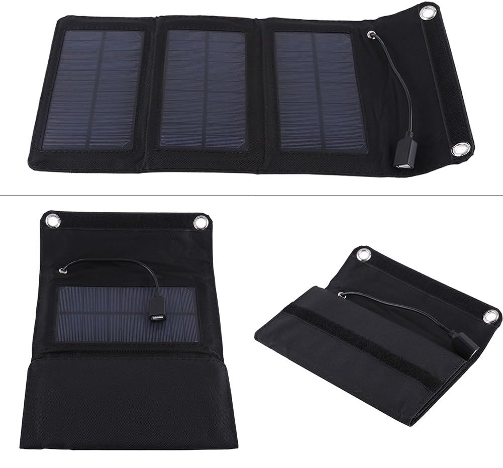 Premium solenergistasjon mange paneler - sammenleggbar med USB-utgang