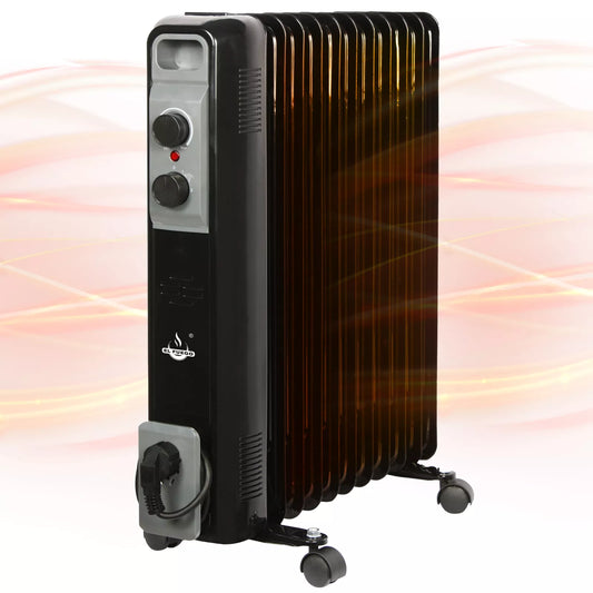 Premium oljeradiator oljeoppvarming - 2500 W (B-Ware) - nødoppvarming - oljeoppvarming