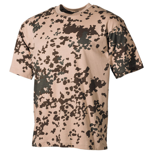 US T-skjorte, halve ermer, BW tropisk kamuflasje, 170 g/m²