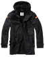 BW parkas med flagg