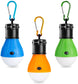 Winzwon campinglampe, LED campinglykt, bærbar teltlampe Lanterne lyspæresett-nødlys COB 150 lumen vanntett campinglys for camping eventyr fiske garasje Strømbrudd (pakke med 3)
