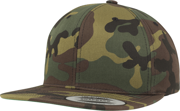 Camo klassisk snapback cap