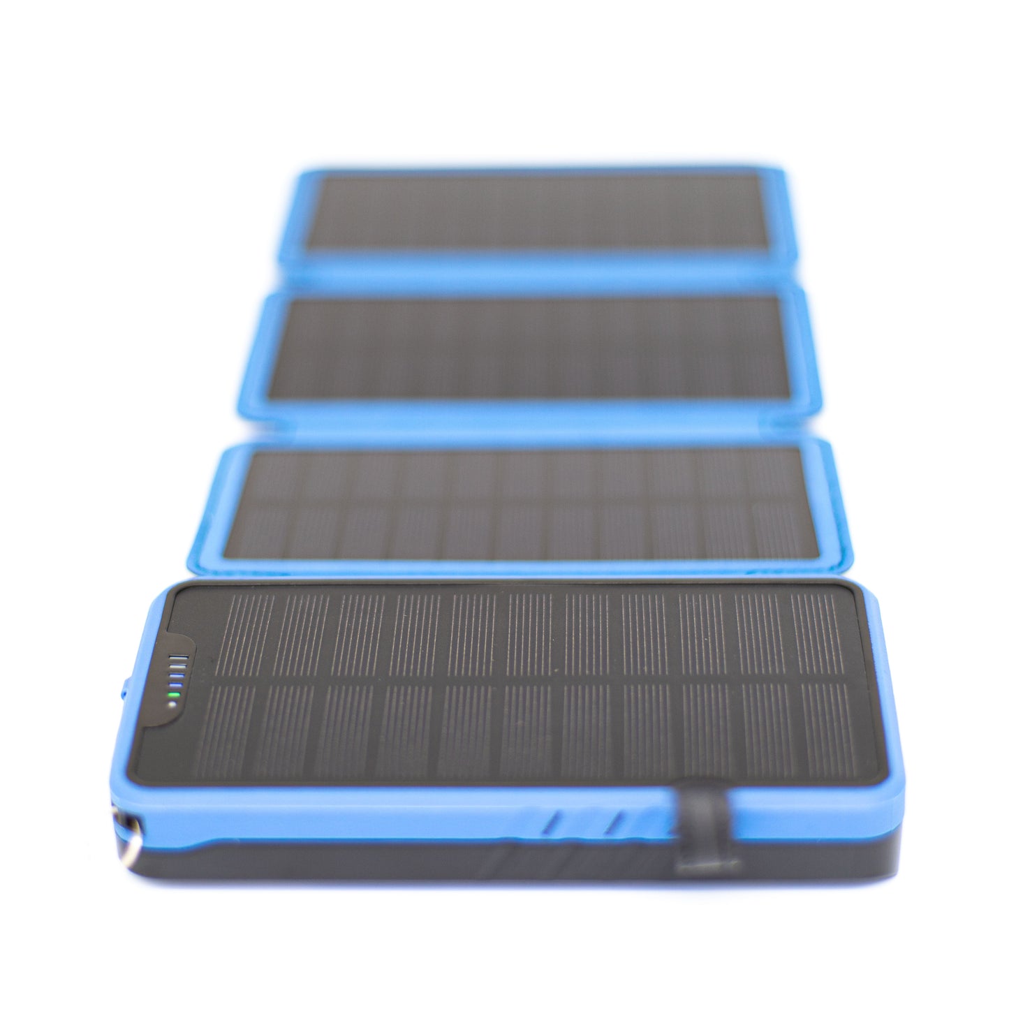 Powerbank solcellelader med ca 25000 mAh nødstrøm solcellepanel kraftbank med sammenleggbare solceller