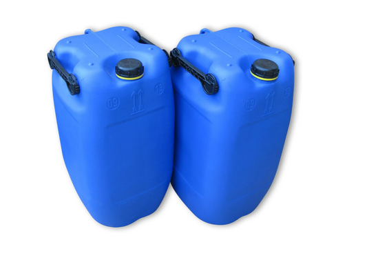 2 x 60 liters dunk - vannbeholder - beholder - beholder - lagringsmedium - lagring - utendørs - væske