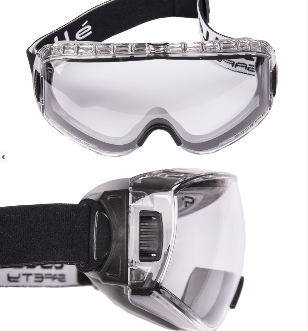 Gjennomsiktige skibriller med pannebånd - gjennomsiktige briller