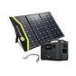 Premium Solar Station 200W med strømlagring / kraftstasjon