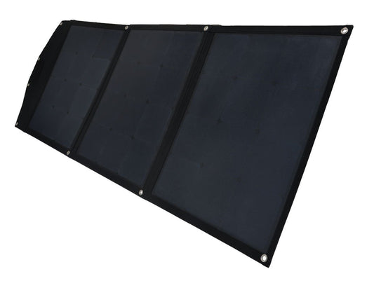 Mobilt solcellepanel sammenleggbart 120WP MPPT-kontroller for bly-syre-batterier