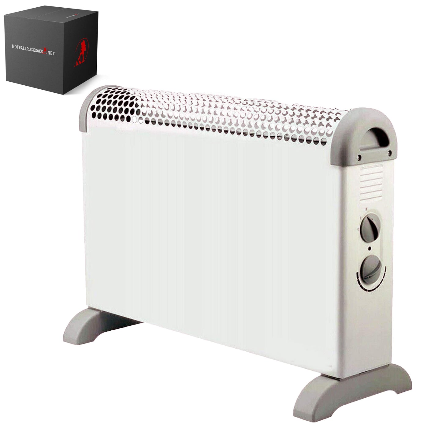 Konveksjonsvarme - 1800W - varmeapparat - varmekilde - nødvarme/nødvarmer - luftstrøm - elektrisk varmeapparat - nødvarmer/radiatorer - mobilvarmer